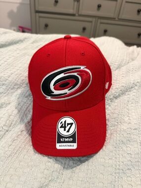 47 Brand Red and Black Interior Cap with Logo